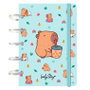 LOVELY STORY - Cahier A6 à carreaux 100 feuilles - Dessin Bubble Tea et Capybara