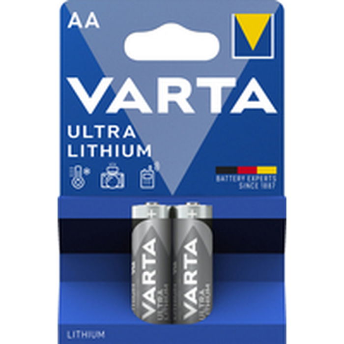 Batteries Varta Ultra Lithium 1,5 V (2 Unités)