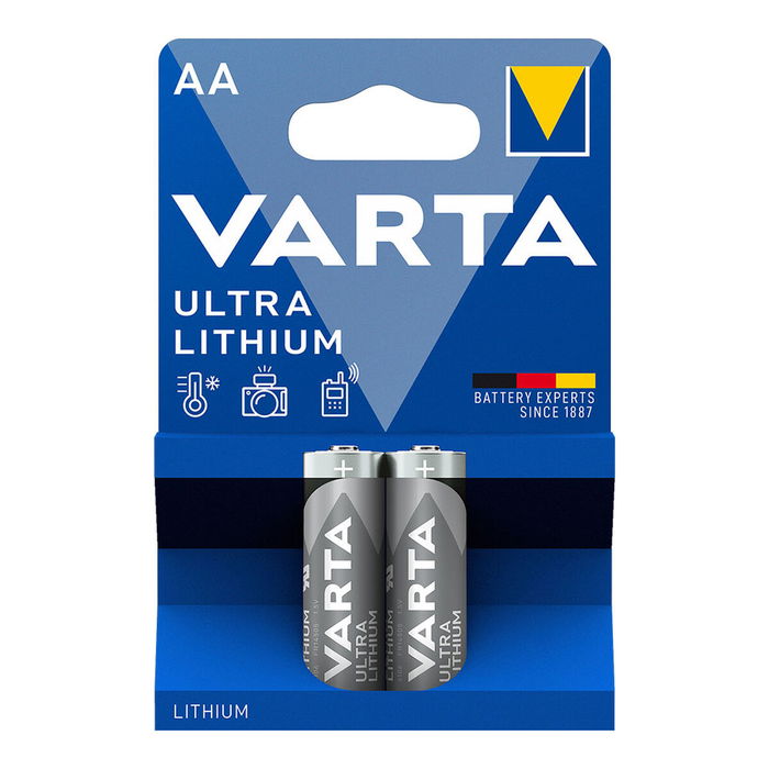 Batteries Varta Ultra Lithium 1,5 V (2 Unités)