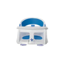 Dreambaby - Siège de bain super confortable avec indicateur de chaleur, ouverture frontale, pour bébé de 6 à 24 mois (jusqu'à 13 kg) - Blanc