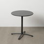 Table d'Appoint Pliable Anthracite 70 x 70 x 72 cm