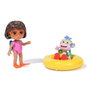 Spin Master - Pack Figurines Dora l'Exploratrice et Botas avec Accessoires de Plongée et Articulations - Figurines Articulées - 6073670