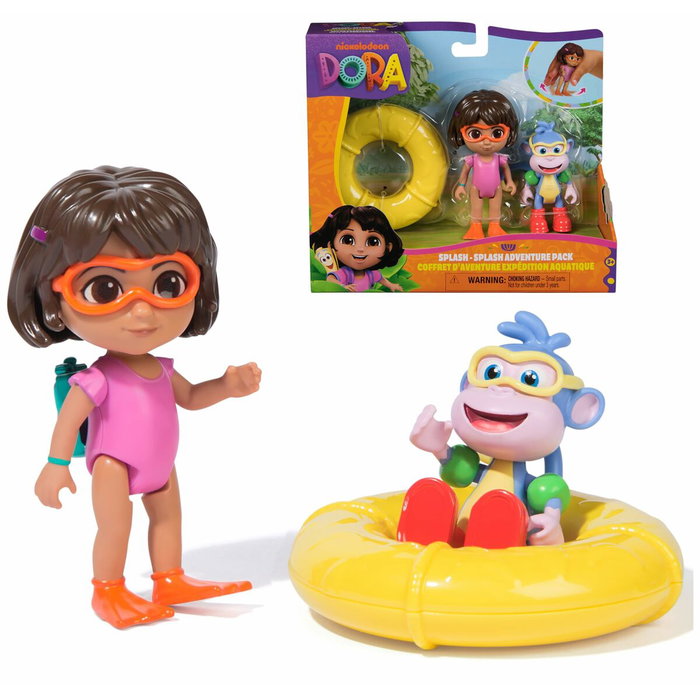 Spin Master Pack Aventure Dora l'Exploratrice et Babouche avec accessoires de plongée Spin Master Pack Aventure Dora l'Exploratrice et Babouche avec accessoires de plongée