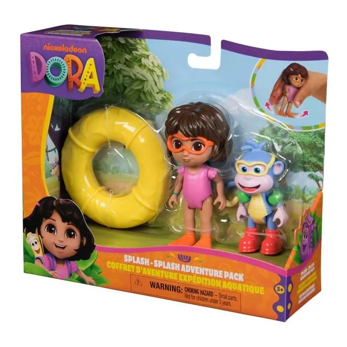 Spinmaster - Figurines Dora l'Exploratrice - Pack Aventure avec Dora et Babouche - Jeu enfant à partir de 3 ans Spinmaster - Figurines Dora l'Exploratrice - Pack Aventure avec Dora et Babouche - Jeu enfant à partir de 3 ans