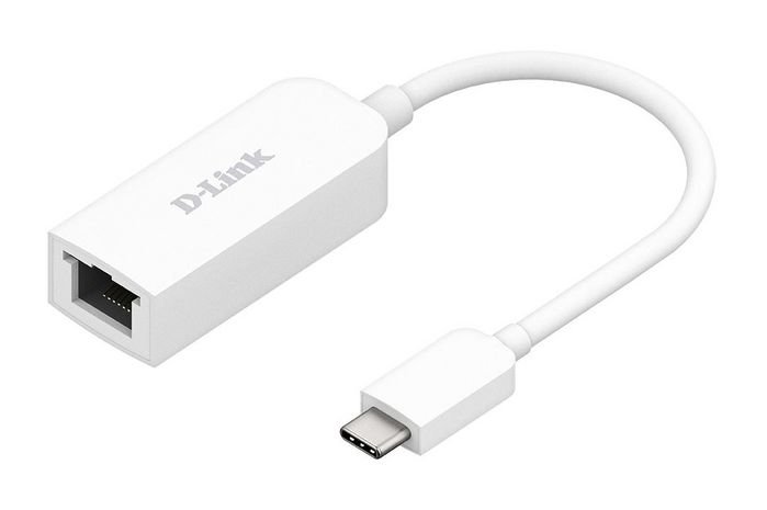 D-Link Adaptateur USB-C vers Ethernet 2,5G DUB-E250 - Plug-and-Play pour Mac/Windows/Linux - Port RJ-45 2,5 Gbit/s