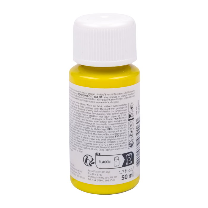 Talens Art Creation Peinture Textile Jaune Brillant 50 ml