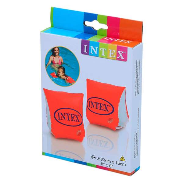 Intex Brassards de natation Orange 23 x 15 cm