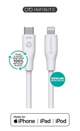eSTUFF INFINITE (GRS) Câble USB-C vers Lightning MFi 3 m Super Soft