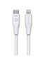 eSTUFF Câble USB-C vers Lightning MFI 3 m INFINITE - Super Soft, 100% TPE recyclé, gaine sans PVC avec Kevlar, compatible charge rapide