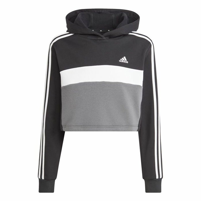 Survêtement Femme Adidas Tiberio 3- Stripes Colorblock Noir Gris