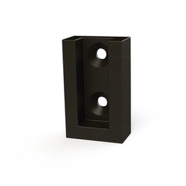 HERRAJES ALK Support de tube latéral ECO 30-12 OPTIMA Mocca (Pack de 2)