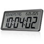 Kienzle Horloge murale radio-pilotée avec affichage de la date, Anthracite