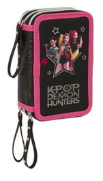 Safta Plumier Triple 37 Pcs K-Pop Demon Hunters - Energy