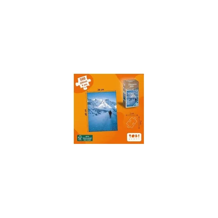 Topi Games Puzzle Échappées Belles Alpes 500 pièces dès 10 ans