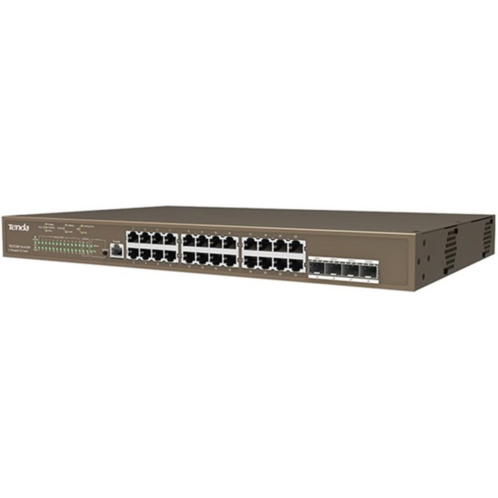 Tenda TEG5328P-24-410W Switch Gigabit 24 ports PoE+ 370W 4 ports SFP Géré