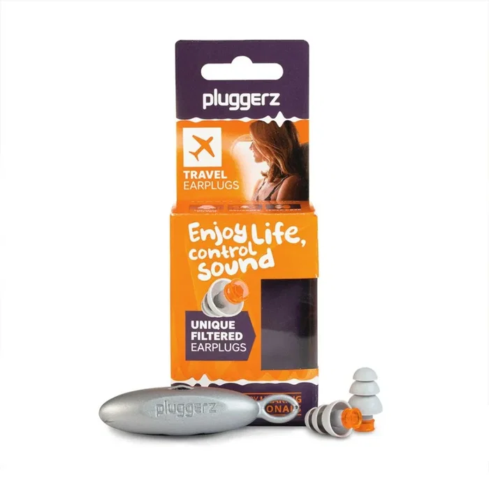 Pluggerz Travel Bouchons d'oreilles, 2 pièces Pluggerz Travel Bouchons d'oreilles, 2 pièces