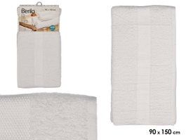 Berilo Toaille de Bain 90x150 cm Blanc (Set de 12)