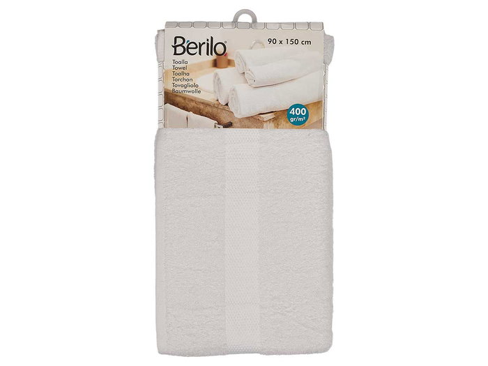 Berilo Toaille de Bain 90x150 cm Blanc (Set de 12) Berilo Toaille de Bain 90x150 cm Blanc (Set de 12)