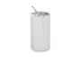 KINVARA Gobelet avec paille et couvercle en acier inoxydable 600ml (Lot de 12)