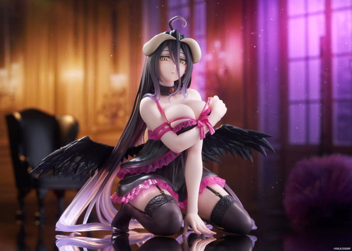Taito Prize Figurine Desktop Cute Albedo (Negligee ver.) 13 cm