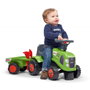 Falk Porteur tracteur Claas avec remorque et accessoires