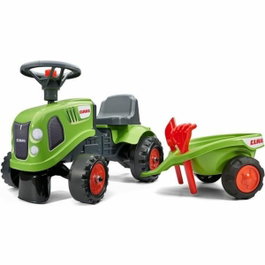 Falk Porteur tracteur Claas avec remorque et accessoires