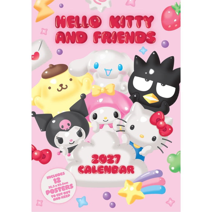Pyramid International Hello Kitty calendrier poster A3 2027 Pyramid International Hello Kitty calendrier poster A3 2027