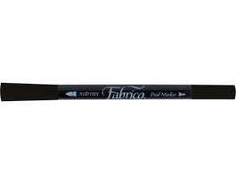 Tsukineko Fabrico Markers Marqueur textile translucide noir double pointe