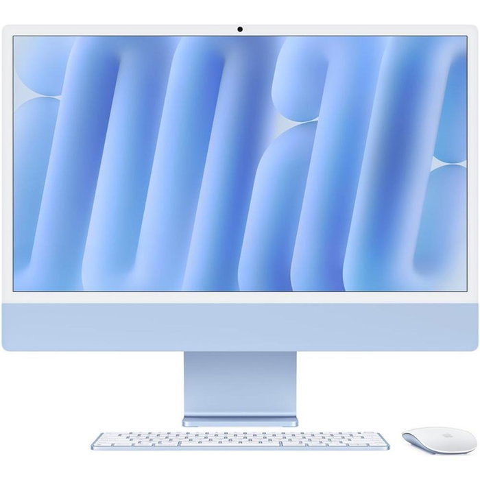 Apple iMac 24 pouces M4 16 Go 256 Go SSD Bleu avec Magic Keyboard et Magic Mouse Apple iMac 24 pouces M4 16 Go 256 Go SSD Bleu avec Magic Keyboard et Magic Mouse