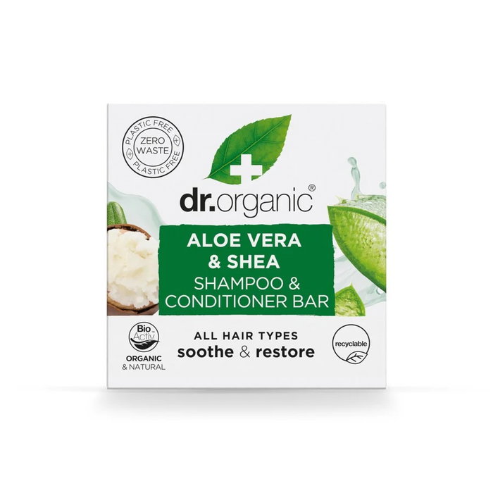DR. ORGANIC Shampoing & Après-shampoing Solide Aloe Vera et Karité (Reconditionné) DR. ORGANIC Shampoing & Après-shampoing Solide Aloe Vera et Karité (Reconditionné)