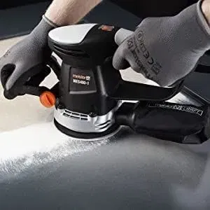 Meister Ponceuse Excentrique 480W avec Poignée Réglable et Soft Grip – Réglage Électronique, 10000 tours/min