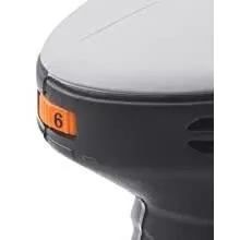 Meister Ponceuse Excentrique 480W avec Poignée Réglable et Soft Grip – Réglage Électronique, 10000 tours/min