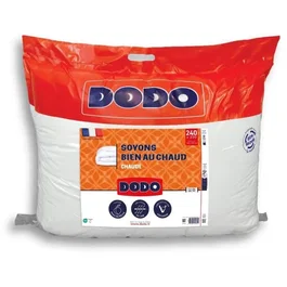 Dodo Couette Bien au Chaud 220 x 240 cm, 400g/m2 Volupt'Air, Blanc, Enveloppe Douce