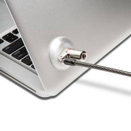 Kensington Kit encoche de sécurité (adaptateur) - Sécurisez votre MacBook Air ou Ultrabook sans encoche pour câble antivol, compatible MacBook, Ultrabook, colle incluse