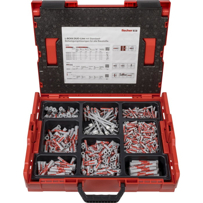Fischer DuoLine L-Boxx 102 assortiment de chevilles Fischer DuoLine L-Boxx 102 assortiment de chevilles