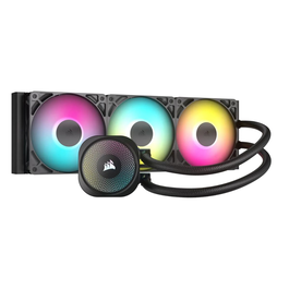 Corsair CW-9060093-WW Kit de Watercooling All-in-One Nautilus 360 avec Ventilateurs ARGB Noir