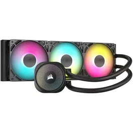 Corsair CW-9060093-WW Kit de Watercooling All-in-One Nautilus 360 avec Ventilateurs ARGB Noir