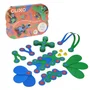 Gipsy Toys - Clixo Pack de Construction Magnétique 30 Pièces - Jouet Créatif Pliable et Flexible - Compatible Tous Packs - À Partir de 4 Ans - Bleu/Vert