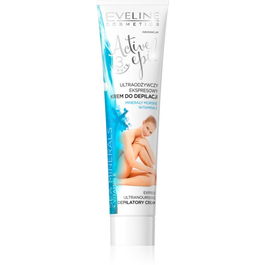 Eveline Cosmetics Active Epil Crème Dépilatoire Visage et Corps pour Peaux Sensibles, Jambes et Bras, 125 ml