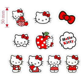 Safta Lot de 10 Gommes à Effacer Hello Kitty 25x30cm