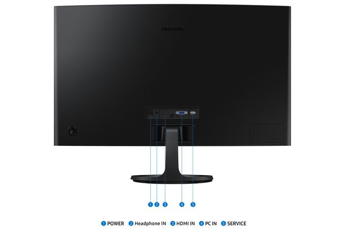 Samsung S36GD LS27D360GAUXEN 27 pouces Full HD Incurvé Noir Samsung S36GD LS27D360GAUXEN 27 pouces Full HD Incurvé Noir