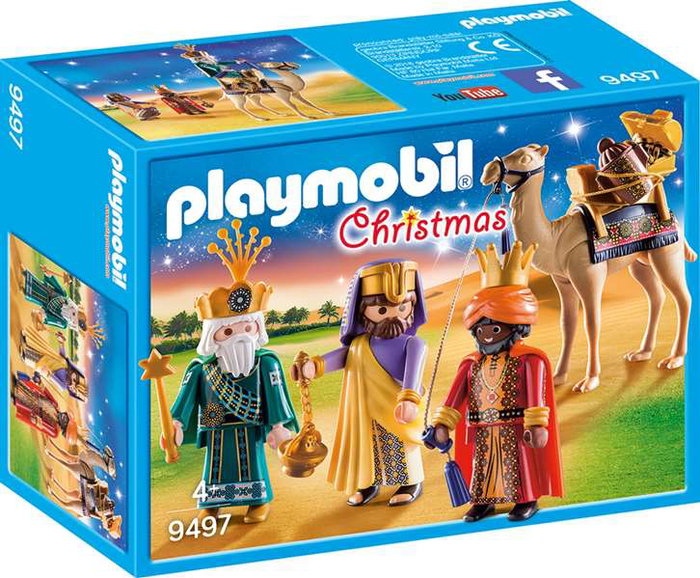 Playmobil Les Rois Mages Christmas - Figurine éducative en plastique pour enfants dès 36 mois - Boîte et instructions en espagnol Playmobil Les Rois Mages Christmas - Figurine éducative en plastique pour enfants dès 36 mois - Boîte et instructions en espagnol