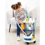 Ecoiffier 2772 - Chariot de ménage enfant avec aspirateur jouet - Apprendre à nettoyer en s'amusant