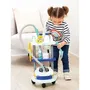 Ecoiffier 2772 - Chariot de ménage enfant avec aspirateur jouet - Apprendre à nettoyer en s'amusant