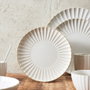 Home Deco Factory Plat à dessert Vlora 21,7 cm en grès
