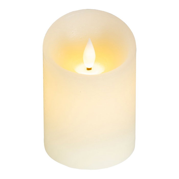 Lumineo Bougie LED en cire crème Ø7,5 x 12,5 cm Lumineo Bougie LED en cire crème Ø7,5 x 12,5 cm
