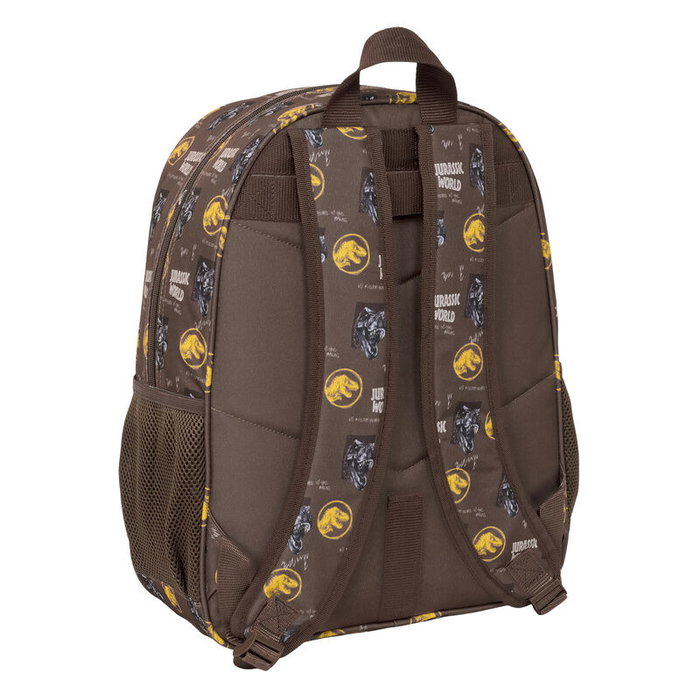 SAFTA - Sac à dos Jurassic World 42 cm, adaptable aux chariots, poches latérales pour bouteilles, ergonomique