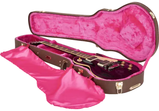 Gator GW Deluxe Étui pour Guitare Électrique Les Paul Marron Bois