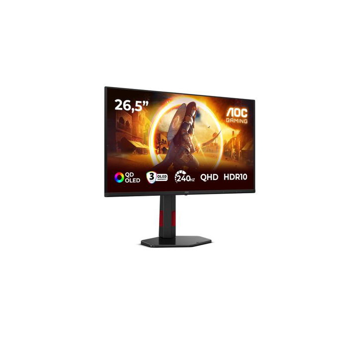AOC Q27G4ZDR Moniteur Gaming OLED 27 pouces QHD 240 Hz AOC Q27G4ZDR Moniteur Gaming OLED 27 pouces QHD 240 Hz