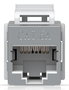 Ubiquiti Keystone Coupler Cat6A - Lot de 12 couplers de raccordement en acier inoxydable pour câbles Ethernet pré-terminés